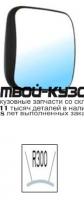 EB04AC0Z00N - СТЕКЛО ЗЕРКАЛА (1 шт.) ЛЕВОЕ=ПРАВОЕ (DEPO) Mercedes Actros MP1 (1996-2002)