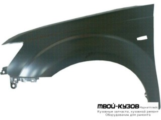 КРЫЛО ПЕРЕДНИЙ ЛЕВАЯ СТОРОНА С ОТВ ПОД ПОВТОРИТЕЛЬ (ТАЙВАНЬ) для Mitsubishi OUTLANDER XL (2007-2009)