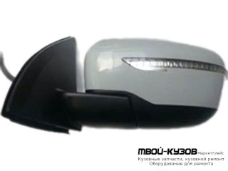 ЗЕРКАЛО ЛЕВАЯ СТОРОНА ЭЛЕКТР С ПОДОГРЕВОМ , УКАЗАТЕЛЬ ПОВОРОТА (КИТАЙ) для Nissan QASHQAI (2014-)