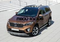 R.2808.003 - ЗАЩИТА ПОРОГОВ d57 (RIVAL) Kia Sorento Prime (2015-2017)
