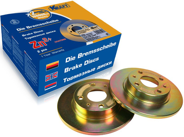 Диск тормозной ВАЗ-2108 (KRAFT)