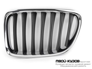 РЕШЕТКА РАДИАТОРА ЛЕВАЯ СТОРОНА ХРОМ-ЧЁРНЫЙ (ТАЙВАНЬ) для BMW E84 X1 (2009-)