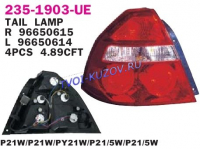 ФОНАРЬ ЗАДНИЙ левый SDN  - для CHEVROLET AVEO