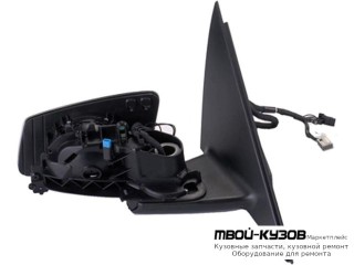 ЗЕРКАЛО ПРАВАЯ СТОРОНА ЭЛЕКТР С ПОДОГРЕВОМ АВТОСКЛАДЫВ ПАМЯТЬЮ БЕЗ КРЫШК УКАЗАТЕЛЬ ПОВОРОТА 13 КОНТ (ASPHERICAL) (ТАЙВАНЬ) для Mercedes W204 (2007-)