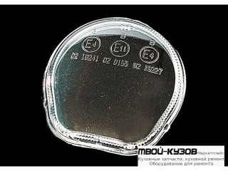 СТЕКЛО ФАРЫ ПРОТИВОТУМ ЛЕВАЯ = ПРАВАЯ для Fiat BRAVA / BRAVO (10.1995-) MAREA (11.1996-)