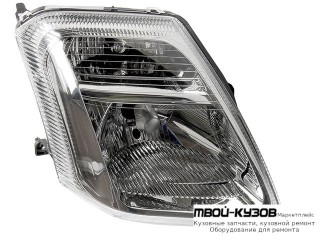 ФАРА ПРАВАЯ СТОРОНА ПОД КОРРЕКТОР (DEPO) для Citroen C2 (10.2003-)