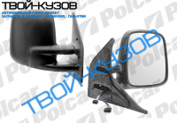 T4 0990- ЗЕРКАЛО R ЭЛЕКТРИЧЕСКОЕ + ОБОГРЕВ   P-VM-186EHR-E