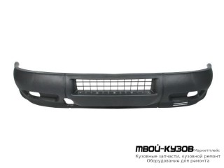 БАМПЕР ПЕРЕДНИЙ С ОТВ П/ ПРОТИВОТУМ МАТОВО-СЕРЫЙ для Iveco DAILY (1990 - 03.2000) (04.2000-)