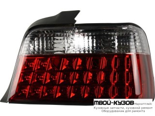 ФОНАРЬ ЗАДНИЙ ВНЕШНИЙ ПРАВАЯ СТОРОНА ДИОД СТОП СИГНАЛ , УКАЗАТЕЛЬ ПОВОРОТА ХРУСТАЛ КРАСНЫЙ-БЕЛ для BMW E36 (12.1990 - 01.2000)