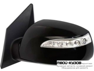 ЗЕРКАЛО ЛЕВАЯ СТОРОНА ЭЛЕКТР С АВТОСКЛАДЫВ УКАЗАТЕЛЬ ПОВОРОТА БЕЗ ПОДОГРЕВОМ 7 КОНТ (КИТАЙ) для Hyundai IX35 (2010-)