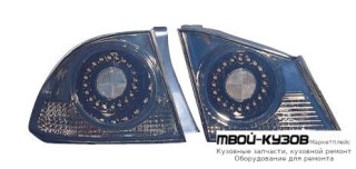 ФОНАРЬ ЗАДНИЙ ВНЕШНИЙ+ВНУТР ЛЕВАЯ + ПРАВАЯ (КОМПЛЕКТ) (СЕДАН) ТЮНИНГ ДИОД СТОП СИГНАЛ (DEPO) ТОНИР для Honda CIVIC (2006-2011) СЕДАН