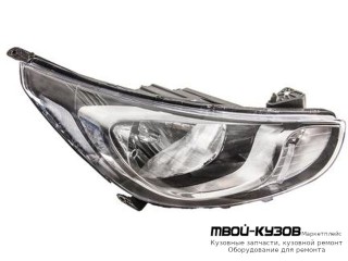 ФАРА ПРАВАЯ СТОРОНА С КОРРЕКТОР (DEPO) для Hyundai SOLARIS (2011-)