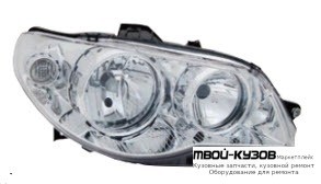 ФАРА ПРАВАЯ СТОРОНА С КОРРЕКТОР ВНУТРИ (TYC) ХРОМ для Fiat ALBEA / PALIO (2005-)