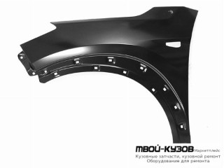 КРЫЛО ПЕРЕДНИЙ ЛЕВАЯ СТОРОНА С ОТВ ПОД ПОВТОРИТЕЛЬ (ТАЙВАНЬ) для Hyundai TUCSON (2015-)