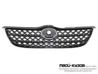 РЕШЕТКА РАДИАТОРА (СЕДАН) (УНИВЕРСАЛ) ХРОМ-СЕРЫЙ (ТАЙВАНЬ) для Toyota COROLLA DE120 / ZE120 (2002-) СЕДАН / УНИВЕРСАЛ