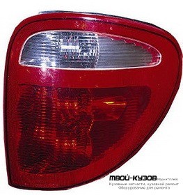 ФОНАРЬ ЗАДНИЙ ВНЕШНИЙ ПРАВАЯ СТОРОНА (DEPO) для Plymouth VOYAGER / DODGE CARAVAN - GRAND CARAVAN / CHRYSLER TOWN&COUNTRY (2001-2004)