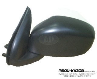 ЗЕРКАЛО ЛЕВАЯ СТОРОНА С ЭЛЕКТР ПОДОГРЕВОМ (FLAT) ЧЁРНЫЙ (ТАЙВАНЬ) для Nissan PATFINDER R50 USA (1996-1999) (1999-2004) TERRANO (10.1997 - 1999)