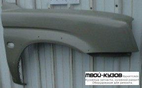 КРЫЛО ПЕРЕДНИЙ ПРАВАЯ СТОРОНА С ОТВ ПОД ПОВТОРИТЕЛЬ ПОД МОЛДИНГ 4WD (ТАЙВАНЬ) для Mitsubishi L200 (1996-)