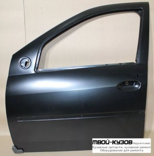 ДВЕРЬ ПЕРЕДНИЙ ЛЕВАЯ СТОРОНА С ОТВ ПОД МОЛДИНГ (КИТАЙ) для Renault LOGAN (2005-2014)