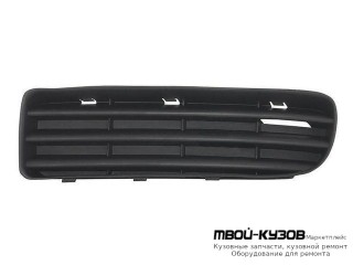 РЕШЕТКА БАМПЕРА ПЕРЕДНИЙ ЛЕВАЯ СТОРОНА ЧЁРНЫЙ для Skoda OCTAVIA (04.1997 - 07.2000 08.2000-)