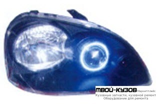 ФАРА ПРАВАЯ СТОРОНА ТЮНИНГ , ЛИНЗОВАННАЯ ВНУТРИ ЧЁРНЫЙ (СЕДАН) (КИТАЙ) для Chevrolet LACETTI (2004-) / DAEWOO NUBIRA (2004-)