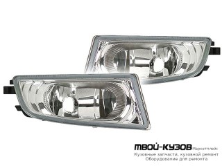 ФАРА ПРОТИВОТУМАННАЯ ЛЕВАЯ + ПРАВАЯ (КОМПЛЕКТ) С ПРОВОДК , КНОПКОЙ , РЕШЕТК БАМПЕРА , (СЕДАН) для Honda CIVIC (2006-2011) СЕДАН