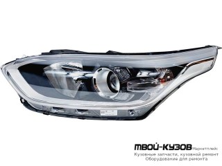 ФАРА ЛЕВАЯ СТОРОНА ЛИНЗОВАННАЯ С КОРРЕКТОР ДИОД (DEPO) для KIA CEED (2018-)