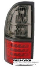 ФОНАРЬ ЗАДНИЙ ВНЕШНИЙ ЛЕВАЯ + ПРАВАЯ (КОМПЛЕКТ) ТЮНИНГ С ДИОД СТОП СИГНАЛ (EAGLE EYES) ХРУСТАЛ КРАСНЫЙ-ТОНИР для Toyota LANDCRUISER PRADO 90 (04.1996 - 09.2002)