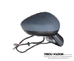 ЗЕРКАЛО ПРАВАЯ СТОРОНА ЭЛЕКТР С УКАЗАТЕЛЬ ПОВОРОТА , ТЕМПЕР ДАТЧИК (CONVEX) (TYC) ГРУНТ (ТАЙВАНЬ) для Citroen C4 (2010-) PICASSO (2010-)