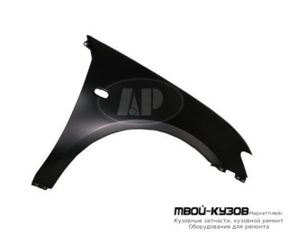 КРЫЛО ПЕРЕДНИЙ ПРАВАЯ СТОРОНА ПОД ПОВТОРИТЕЛЬ , БЕЗ ОТВ ПОД МОЛДИНГ МЕТАЛЛ (ТАЙВАНЬ) для Mitsubishi L200 (2005-)