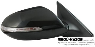 ЗЕРКАЛО ПРАВАЯ СТОРОНА ЭЛЕКТР С ПОДОГРЕВОМ УКАЗАТЕЛЬ ПОВОРОТА (POLYWAY) (CONVEX) (ТАЙВАНЬ) для KIA SPORTAGE (2010-2016)