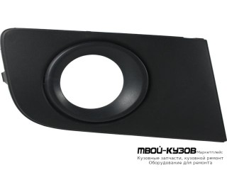 РЕШЕТКА БАМПЕРА ПЕРЕДНИЙ ПРАВАЯ СТОРОНА С ОТВЕРСТИЯМИ ПОД ПРОТИВОТУМАННЫЕ ФАРЫ (КИТАЙ) для Volkswagen AMAROK (2010-)