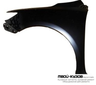 КРЫЛО ПЕРЕДНИЙ ЛЕВАЯ СТОРОНА БЕЗ ОТВ ПОД ПОВТОРИТЕЛЬ (ориг.) для Toyota COROLLA E150 (2006-) СЕДАН