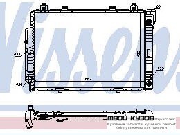 РАДИАТОР ОХЛАЖДЕНИЯ (см.каталог) для Mercedes W140 SEDAN (05.1993 - 10.1998)