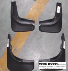 БРЫЗГОВИК ПЕРЕДНИЙ КРЫЛА ЛЕВАЯ + ПРАВАЯ (КОМПЛЕКТ) + ЗАДНИЙ (4 ШТ) (КИТАЙ) для Volkswagen GOLF VI (2009-2011)