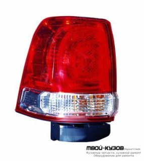 ФОНАРЬ ЗАДНИЙ ВНЕШНИЙ ЛЕВАЯ СТОРОНА С ДИОД (DEPO) для Toyota LANDCRUISER 200 (2008-2011)