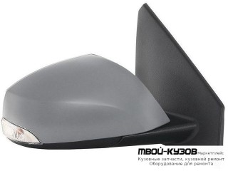 ЗЕРКАЛО ПРАВАЯ СТОРОНА ЭЛЕКТР С ПОДОГРЕВОМ АВТОСКЛАДЫВ УКАЗАТЕЛЬ ПОВОРОТА (ASPHERICAL) ГРУНТ (ТАЙВАНЬ) для Renault FLUENCE (2010-), Renault MEGANE (2008-)