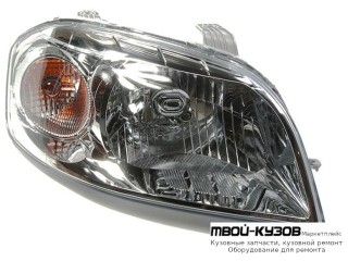 ФАРА ПРАВАЯ СТОРОНА С КОРРЕКТОР (СЕДАН) (КИТАЙ) для Chevrolet AVEO T250 (2006-)