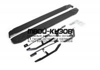 F173ALB.2804.1 - ПОРОГИ-ПОДНОЖКИ (КОМПЛЕКТ) Black (RIVAL) Kia Soul 2 (2017-)