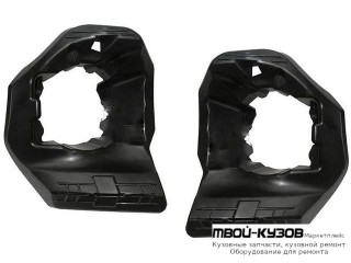 КРЕПЛЕНИЕ ФАРЫ ЛЕВАЯ + ПРАВАЯ (КОМПЛЕКТ) ПРОТИВОТУМ (ТАЙВАНЬ) для Peugeot 301 (2013-)