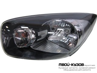 ФАРА ЛЕВАЯ СТОРОНА ВНУТРИ ЧЁРНЫЙ (КИТАЙ) для KIA PICANTO (2012-)