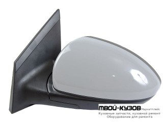 ЗЕРКАЛО ЛЕВАЯ СТОРОНА ЭЛЕКТР С ПОДОГРЕВОМ (CONVEX) ГРУНТ (ТАЙВАНЬ) для Chevrolet CRUZE (2009-)