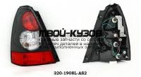 320-1908L-AS2 - ФОНАРЬ ЛЕВЫЙ ЗАДНИЙ в крыло (DEPO) Subaru Forester SG (2005-2007)