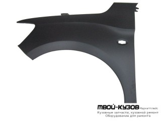 КРЫЛО ПЕРЕДНИЙ ЛЕВАЯ СТОРОНА С ОТВ ПОД ПОВТОРИТЕЛЬ (ТУРЦИЯ) для Citroen C-ELYSEE (2013-)