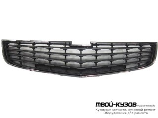 РЕШЕТКА РАДИАТОРА НИЖН ХРОМ-ЧЁРНЫЙ (КИТАЙ) для Chevrolet CRUZE (2009-)