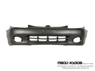 БАМПЕР ПЕРЕДНИЙ (4 ДВ) (5 ДВ) ЧЁРНЫЙ (ТАЙВАНЬ) для Hyundai ACCENT (1997-1999)