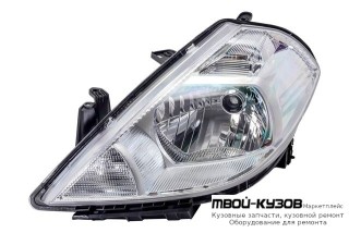 ФАРА ЛЕВАЯ СТОРОНА ПОД КОРРЕКТОР (DEPO) для Nissan TIIDA (2007-)