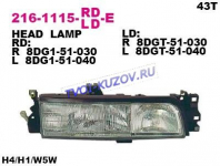 ФАРА правая 2-лампочки  - для MAZDA 626