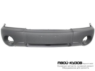 БАМПЕР ПЕРЕДНИЙ ГРУНТ (ТАЙВАНЬ) для Subaru FORESTER (1999-2008)
