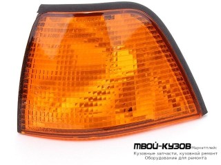 УКАЗ.ПОВОРОТА УГЛОВОЙ ЛЕВАЯ СТОРОНА (compact) (СЕДАН) (DEPO) ЖЕЛТ для BMW E36 (12.1990 - 01.2000)